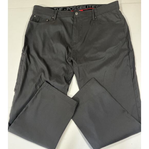 Gerry Pants Men 40x30 Gray Stretch Nylon Hiking Travel Outdoor Straight Fit NEW - Picture 1 of 7